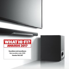 获奖信息：狗万搭载DTS Virtual:X?技术的新款回音壁YAS-207 荣获What Hi-Fi?五星好评